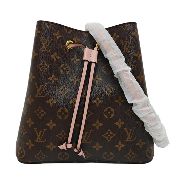 NÉONOÉ MM Monogram Coated Canvas Brown