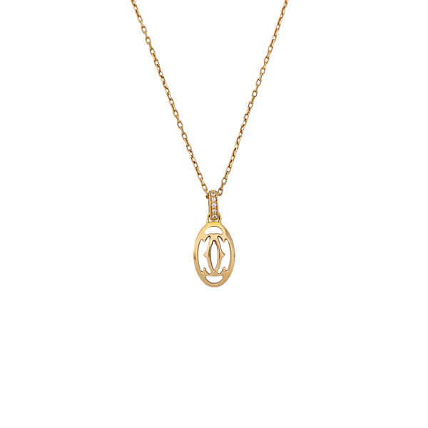 LOGO DE CARTIER 18k Rose Gold Necklace