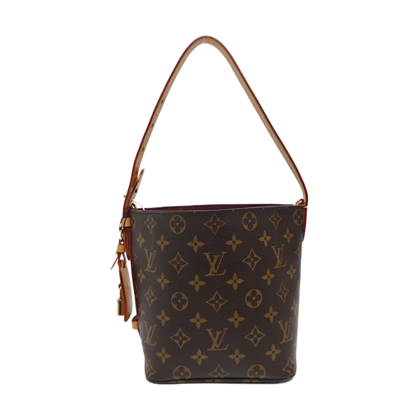 ALL IN Monogram Coated Canvas Brown