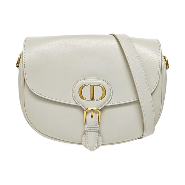 Bobby Medium Calfskin White