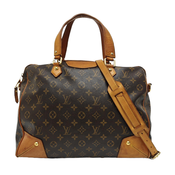 RETIRO GM Monogram Coated Canvas Brown