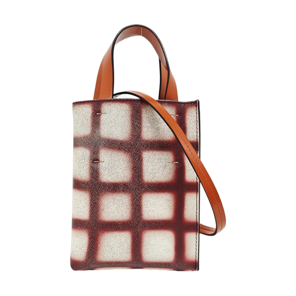 Coated Canvas Shoulder Bag Multicolor
