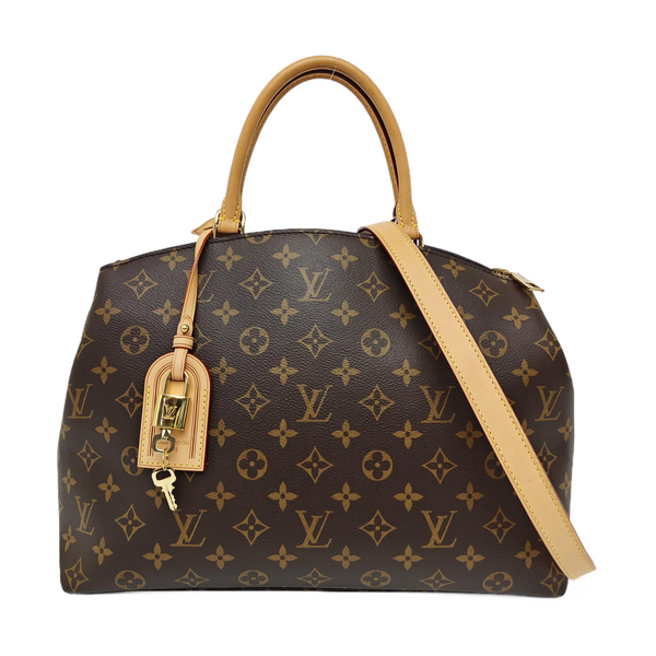 PALAIS GM Monogram Coated Canvas Brown