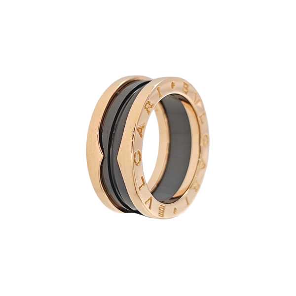 B.ZERO1 18k Rose Gold Ring EU 50