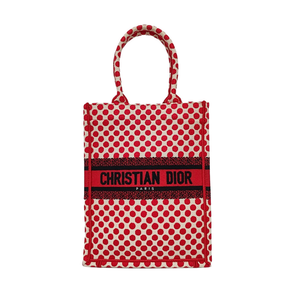 Authenticated pre-owned Book Tote Oblique Canvas Red - Tote Bag at Looply