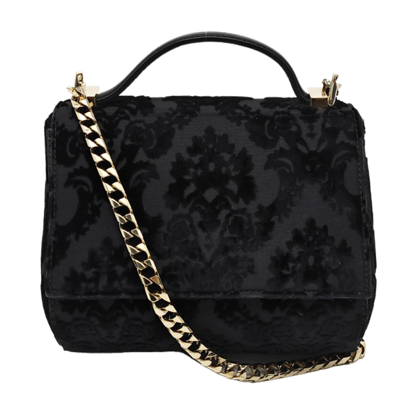 Fabric Shoulder Bag Black
