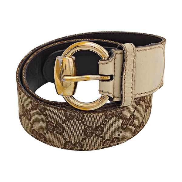 Fabric Belt Beige