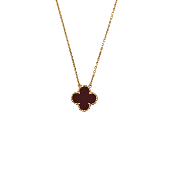 Vintage Alhambra 18k Gold Necklace