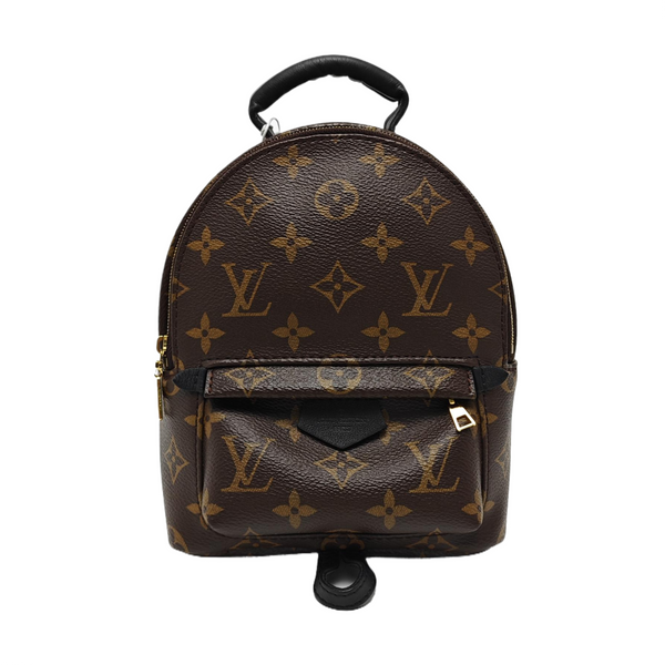 PALM SPRINGS Mini Monogram Coated Canvas Brown