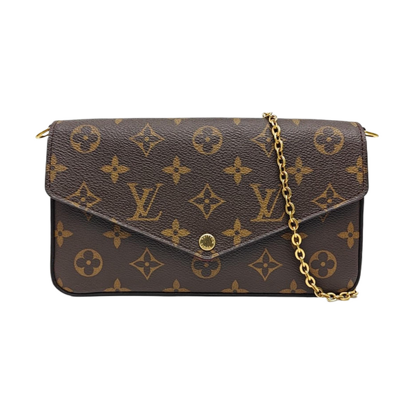 FÉLICIE Monogram Coated Canvas Brown