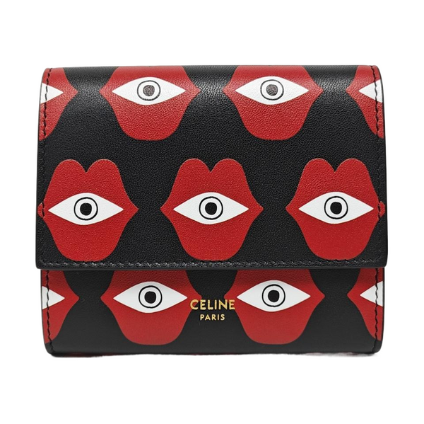 Calfskin Wallet Small Black