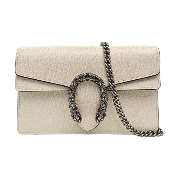 Dionysus Super Mini Calfskin White
