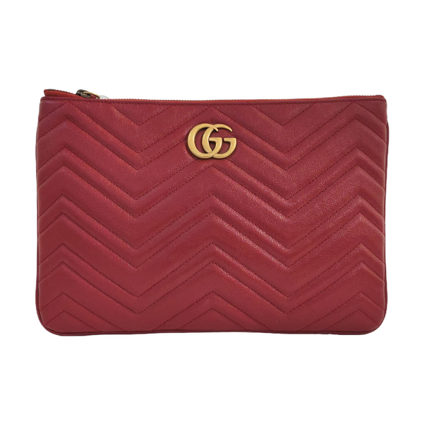 Quilted Calfskin Red