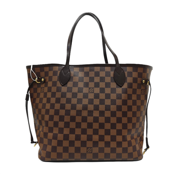 NEVERFULL MM Damier Ebene Coated Canvas Brown