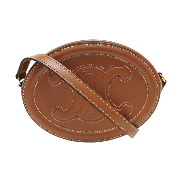 TRIOMPHE Small Calfskin Brown