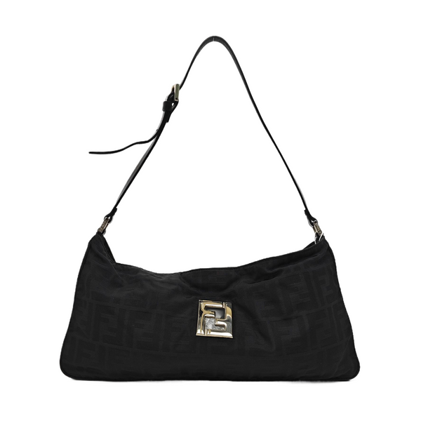 Canvas Top Handle Bag Black