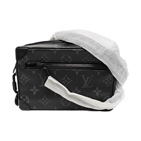 SOFT TRUNK Mini Monogram Coated Canvas Black