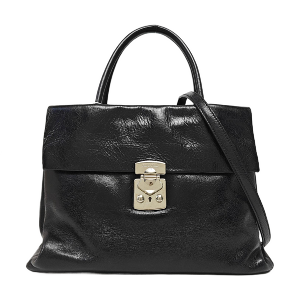 Calfskin Tote Bag Black