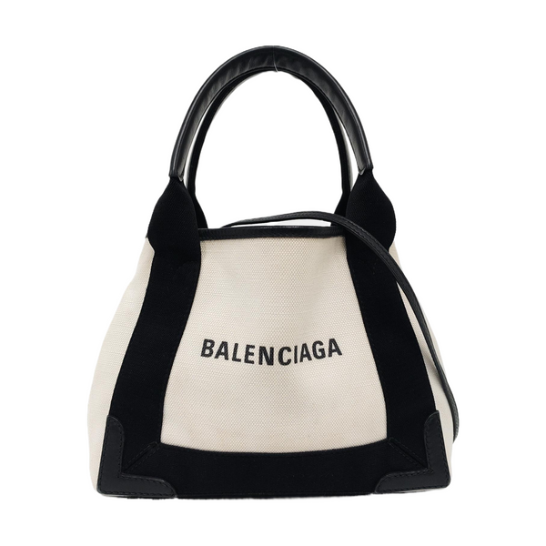 Navy Mini Canvas White