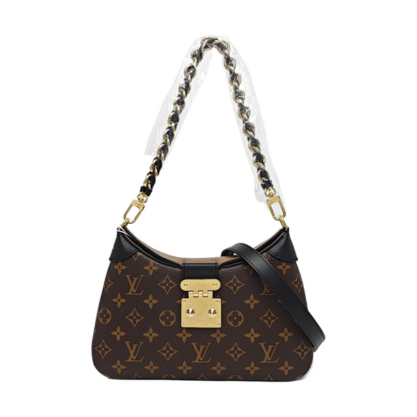 TWINNY Monogram Coated Canvas Brown