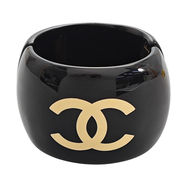 Synthetic Material Black Bangle