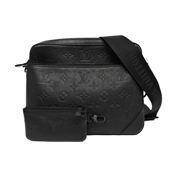 DUO Monogram Calfskin Black