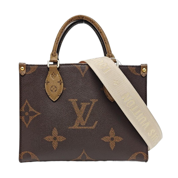 ONTHEGO PM Monogram Coated Canvas Brown