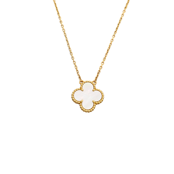 Vintage Alhambra 18k Gold Necklace
