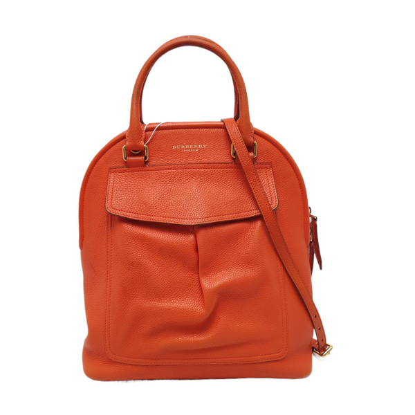 Calfskin Shoulder Bag Orange