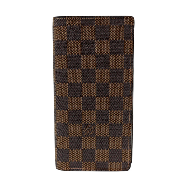 JAMES Damier Ebene Coated Canvas Brown
