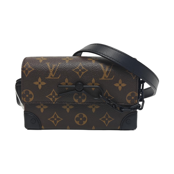 SOFT TRUNK Mini Monogram Coated Canvas Brown