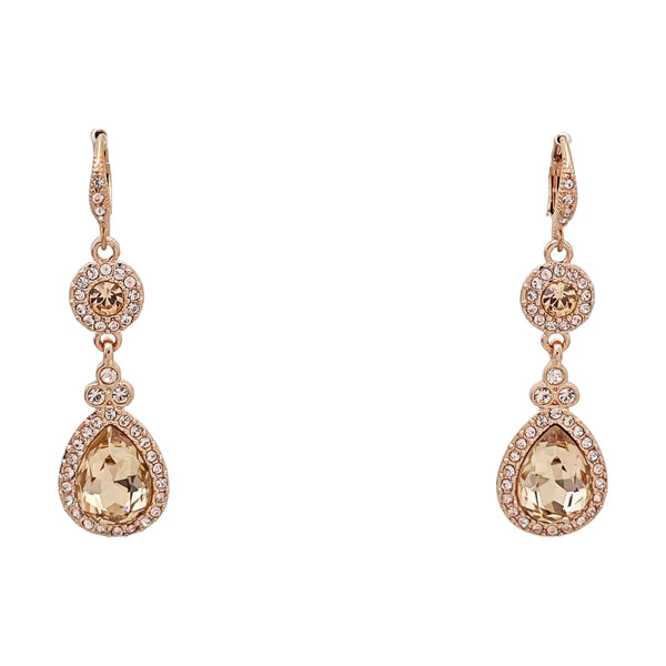 Metal Rose Gold Earrings