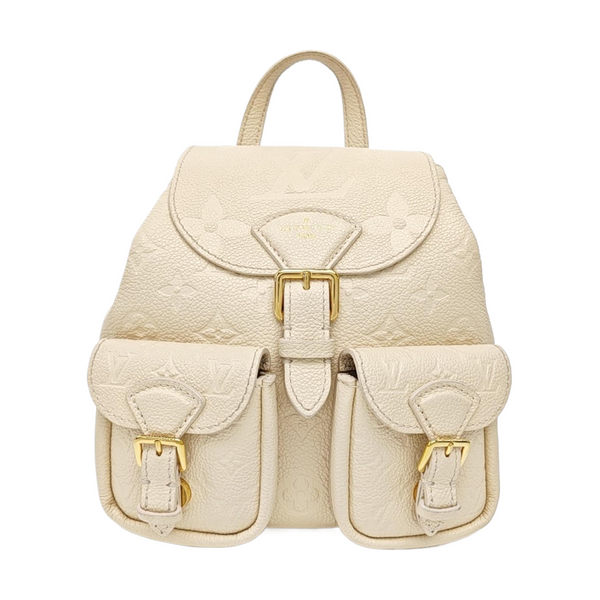 BACKUP Monogram Calfskin White