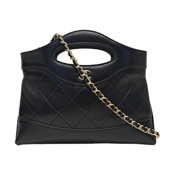 CHANEL 31 Nano Quilted Calfskin Black