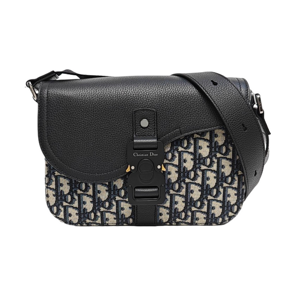 Saddle Mini Oblique Canvas Black