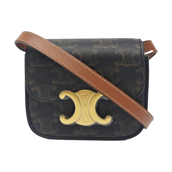 TRIOMPHE Mini Coated Canvas Black