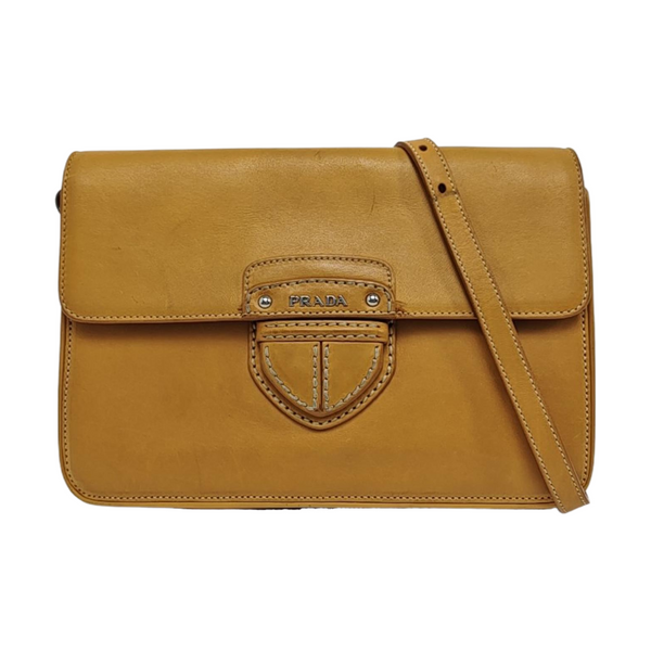 Calfskin Shoulder Bag Yellow