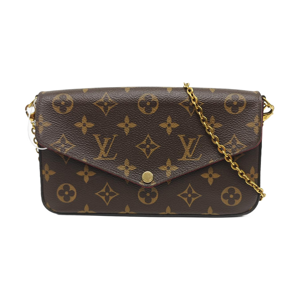 FÉLICIE Monogram Coated Canvas Brown