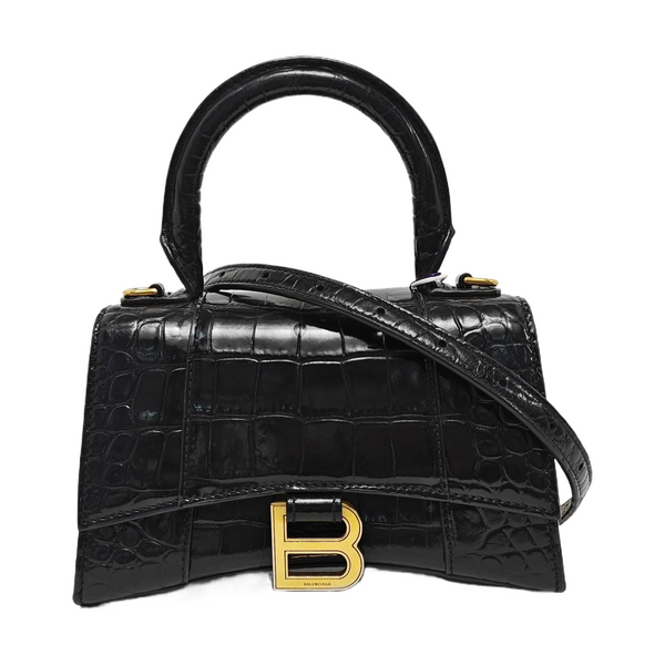 Hourglass XS Calfskin Black
