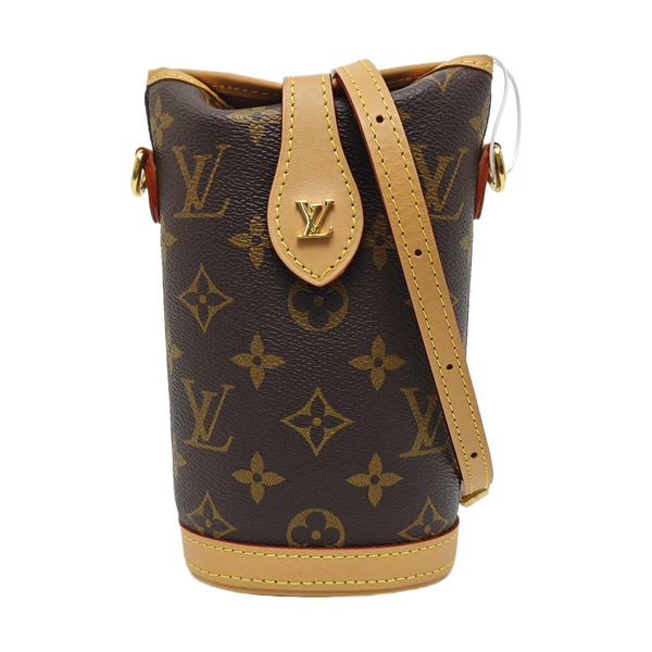 FOLD ME Monogram Coated Canvas Brown