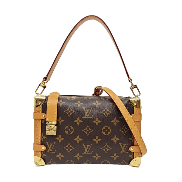 SIDE TRUNK MM Monogram Coated Canvas Brown