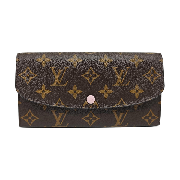 EMILIE Monogram Coated Canvas Brown