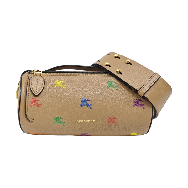 Calfskin Shoulder Bag Brown