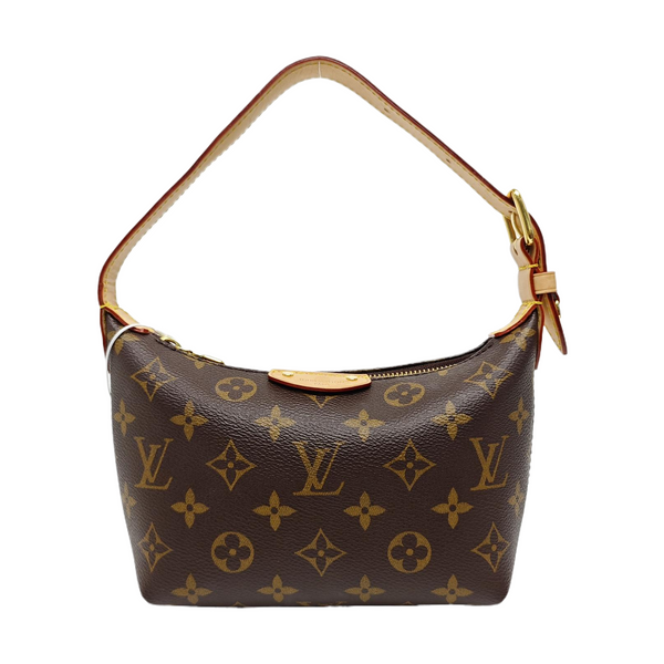 HILLS Monogram Coated Canvas Brown