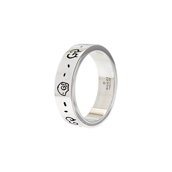 Ghost 925 Sterling Silver Ring EU 64