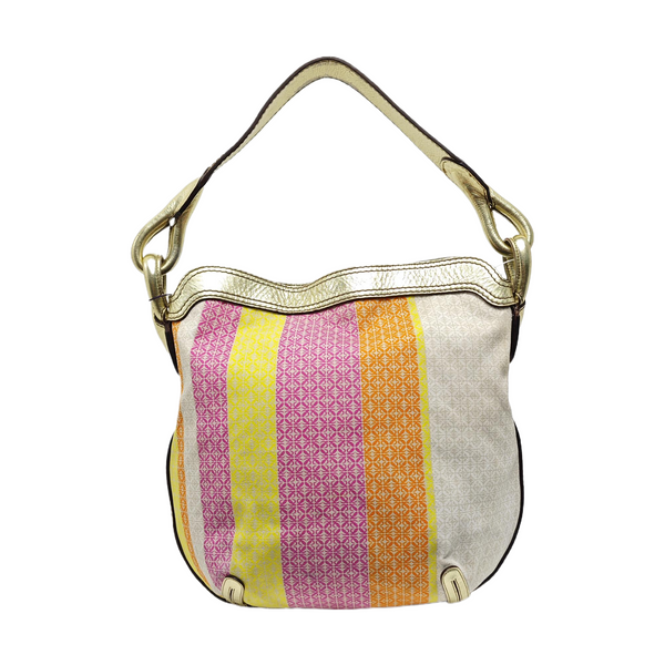 Canvas Top Handle Bag Multicolor