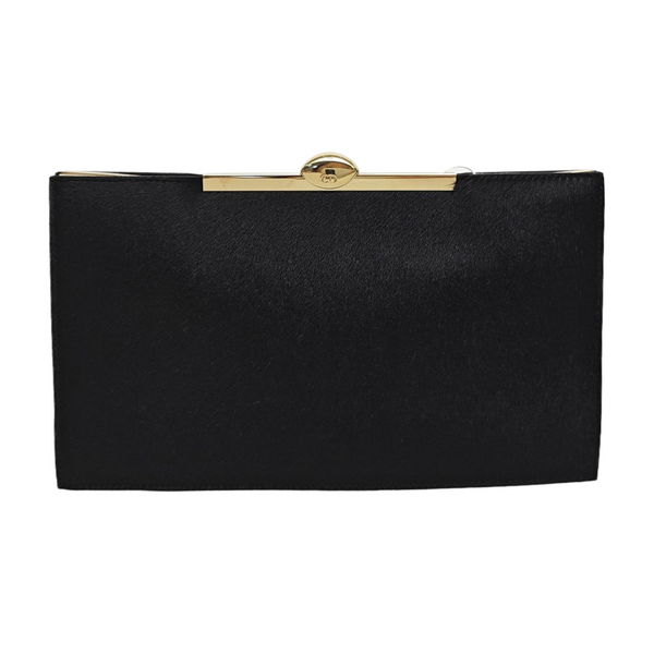Horsehair Clutch Black