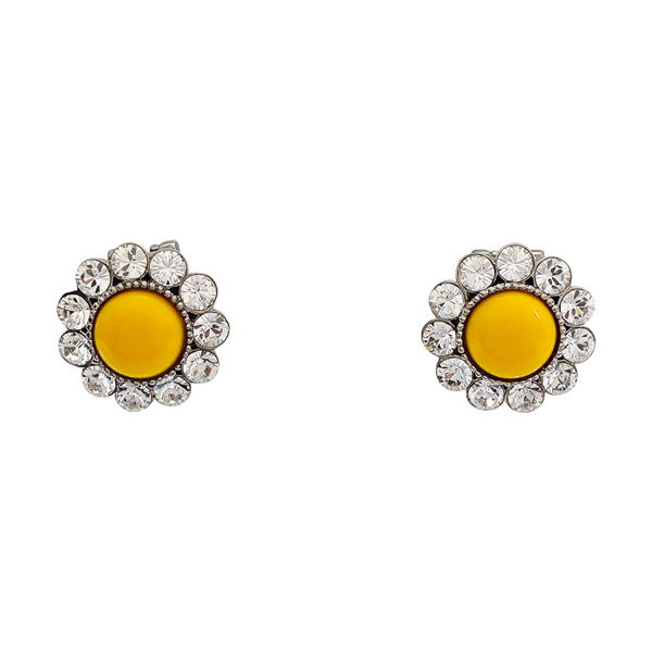 Metal Silver Clip On Earrings