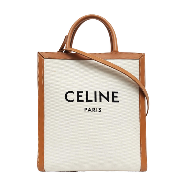 Authenticated pre-owned CABAS CELINE Small Canvas White - Shoulder Bag at Looply
