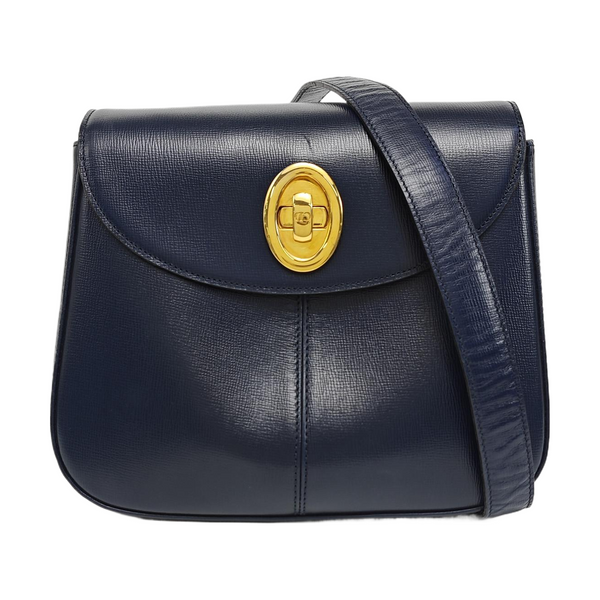 Calfskin Crossbody Bag Blue